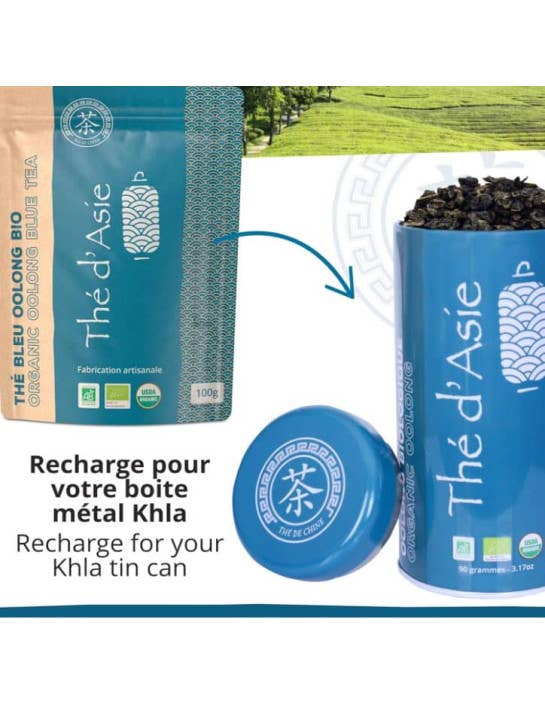 Khla - L'épicerie du Mékong - Vente Thé en vrac - Thé bleu - Oolong - Biologique - en vrac - 100g5