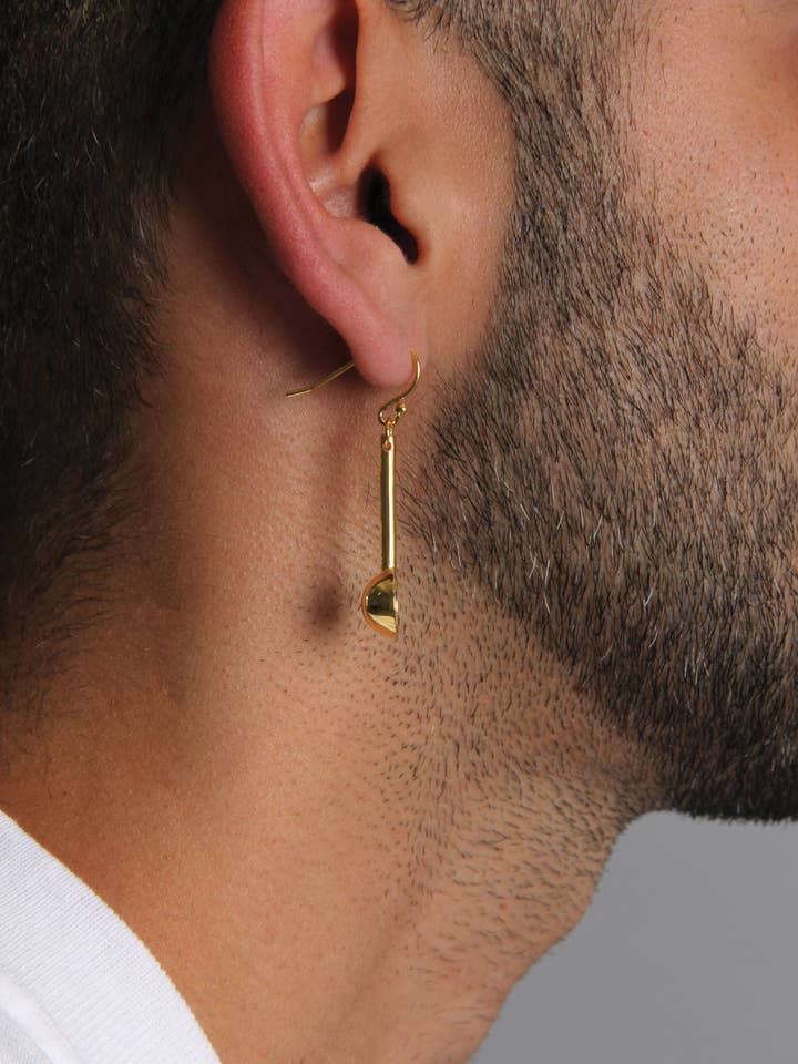 Ångörhänge, Guld Micron pläterad för wholesale av Sentient Jewelry