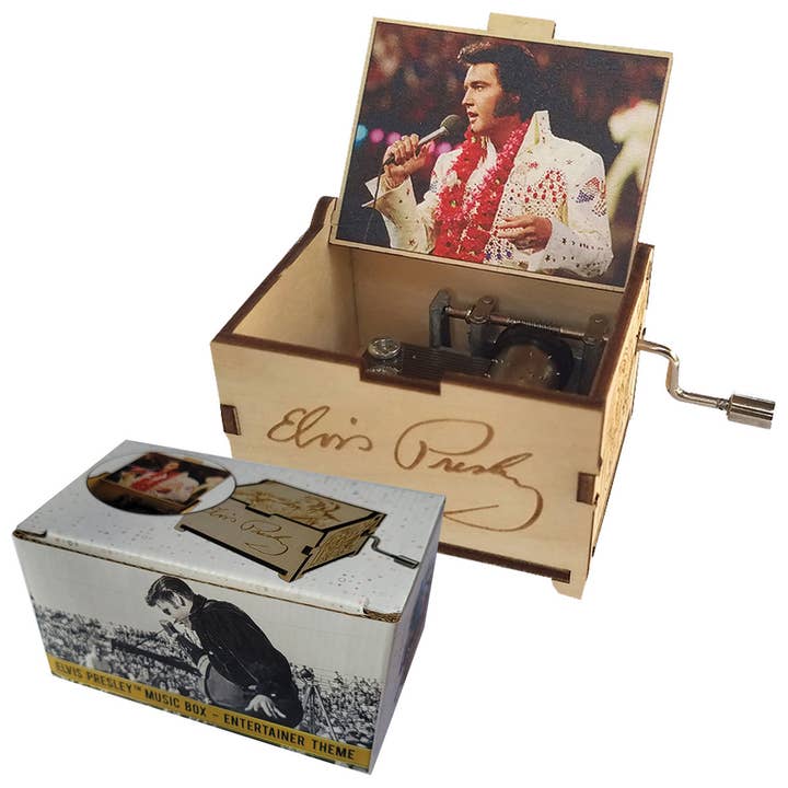 The Laser's Edge LLC - Wholesale Decorative Tabletop Object - Elvis Presley Mini Music Box
