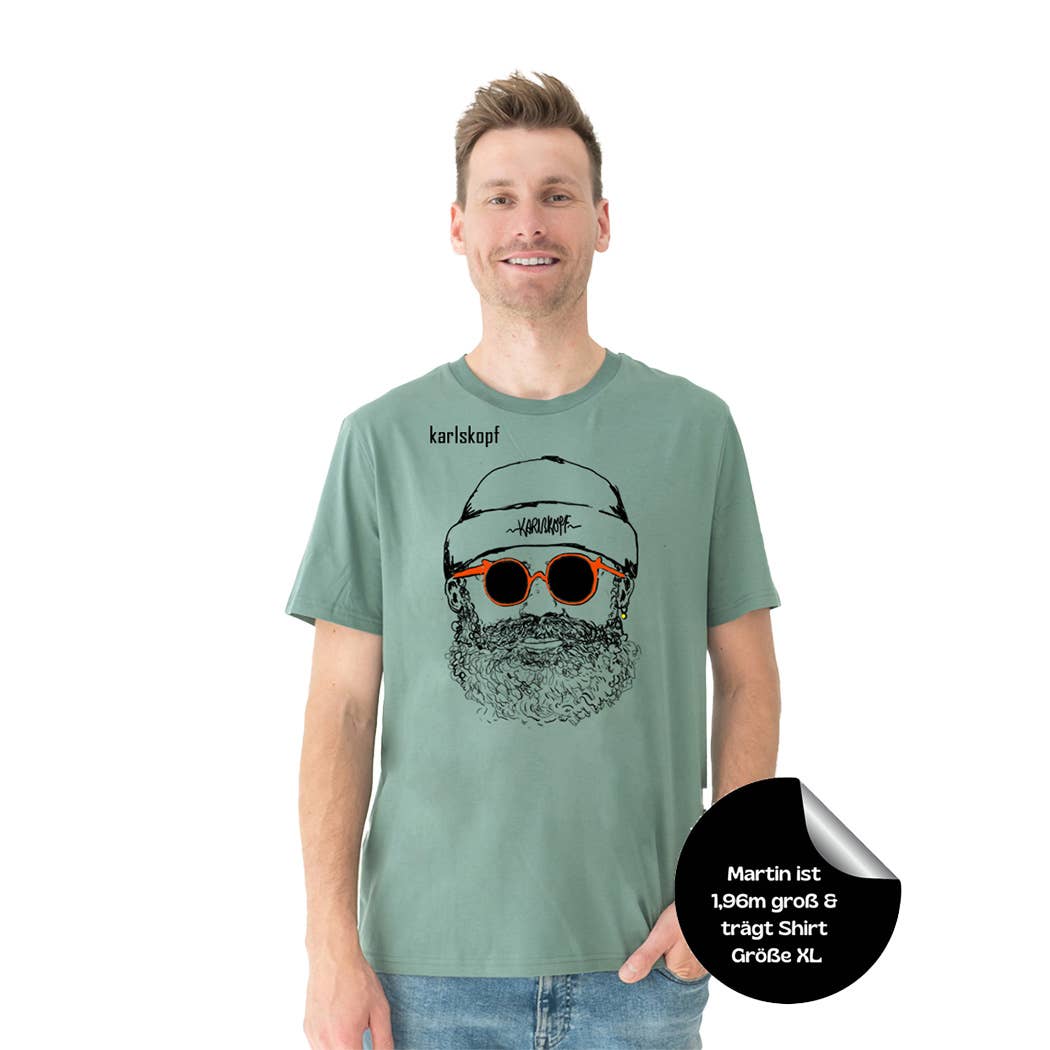 karlskopf - Wholesale Screen Printed T-Shirt - Men's - HIPSTER | T-shirt for men | 100% organic cotton0