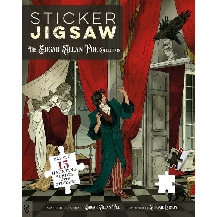 Macmillan Publishers - Wholesale Puzzle - Adult - Sticker Jigsaw: The Edgar Allan Poe: