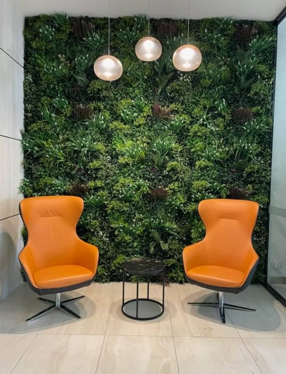 Designer Plants - Wholesale Artificial Plant - Ultra-Luxury Lush Spring Artificial Vertical Garden Green Wall 40" x 40" 11SQ FT Commercial Grade UV Resistant (Overstock Sale)11