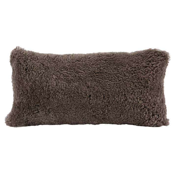 Fibre by Auskin USA - Wholesale Throw/Decorative Pillow - Shorn Curly Sheepskin Pillow Lumbar7