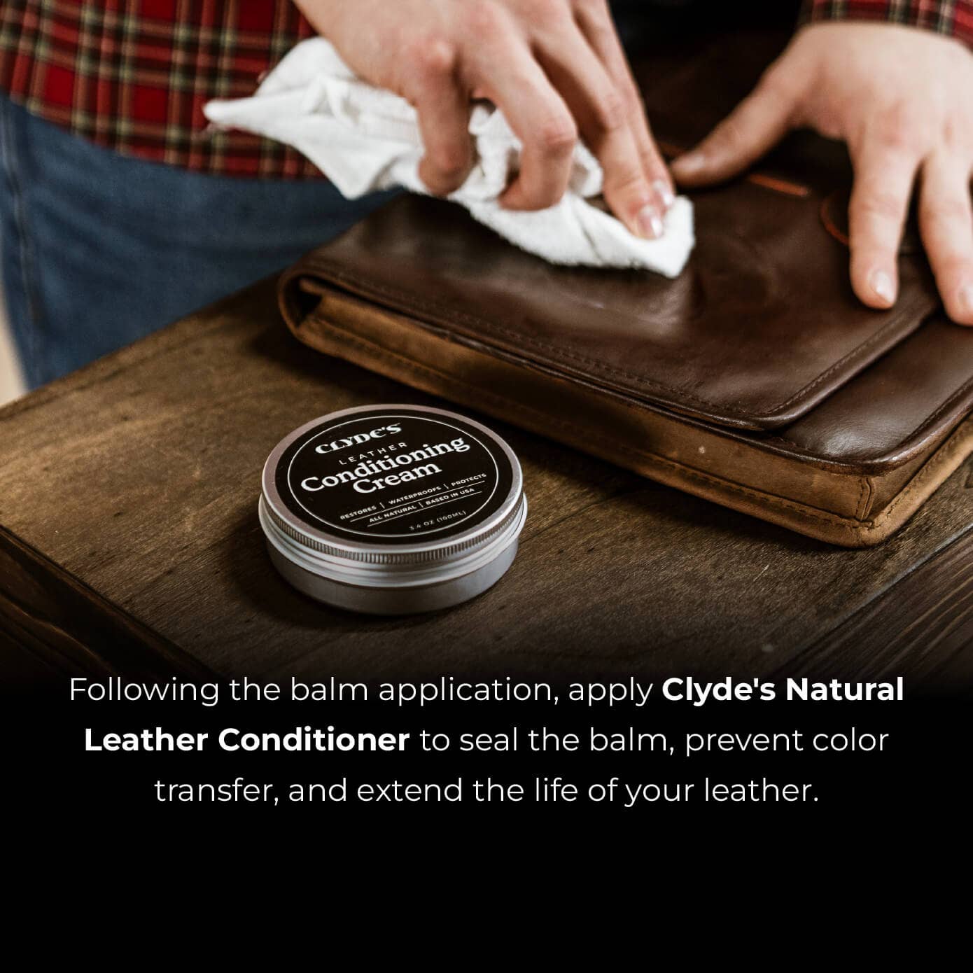 Clyde's Leather Company - Wholesale Leather Conditioner - Clyde's Leather Conditioning Cream3