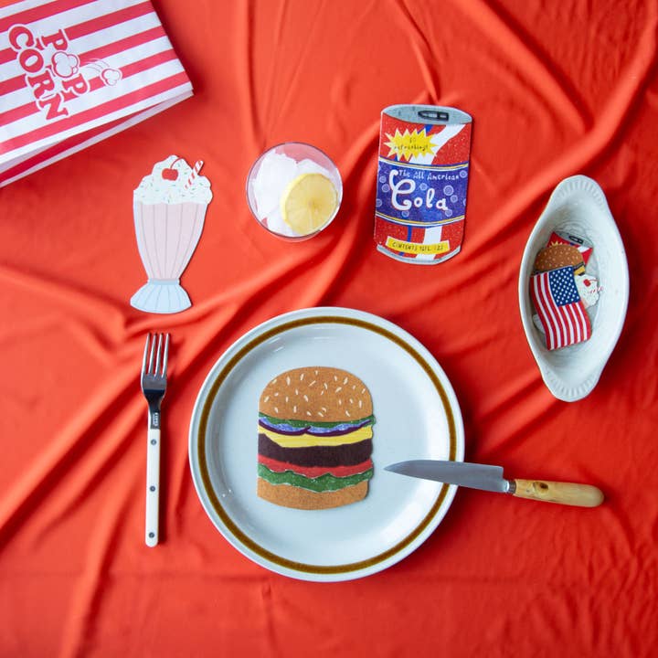 Isatopia - Wholesale Everyday Greeting Card - Milkshake Card - American Collection Die Cut2