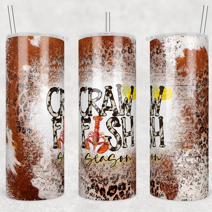 Crawfish Season avec police imprimée vache pour la vente par SunShineGirls