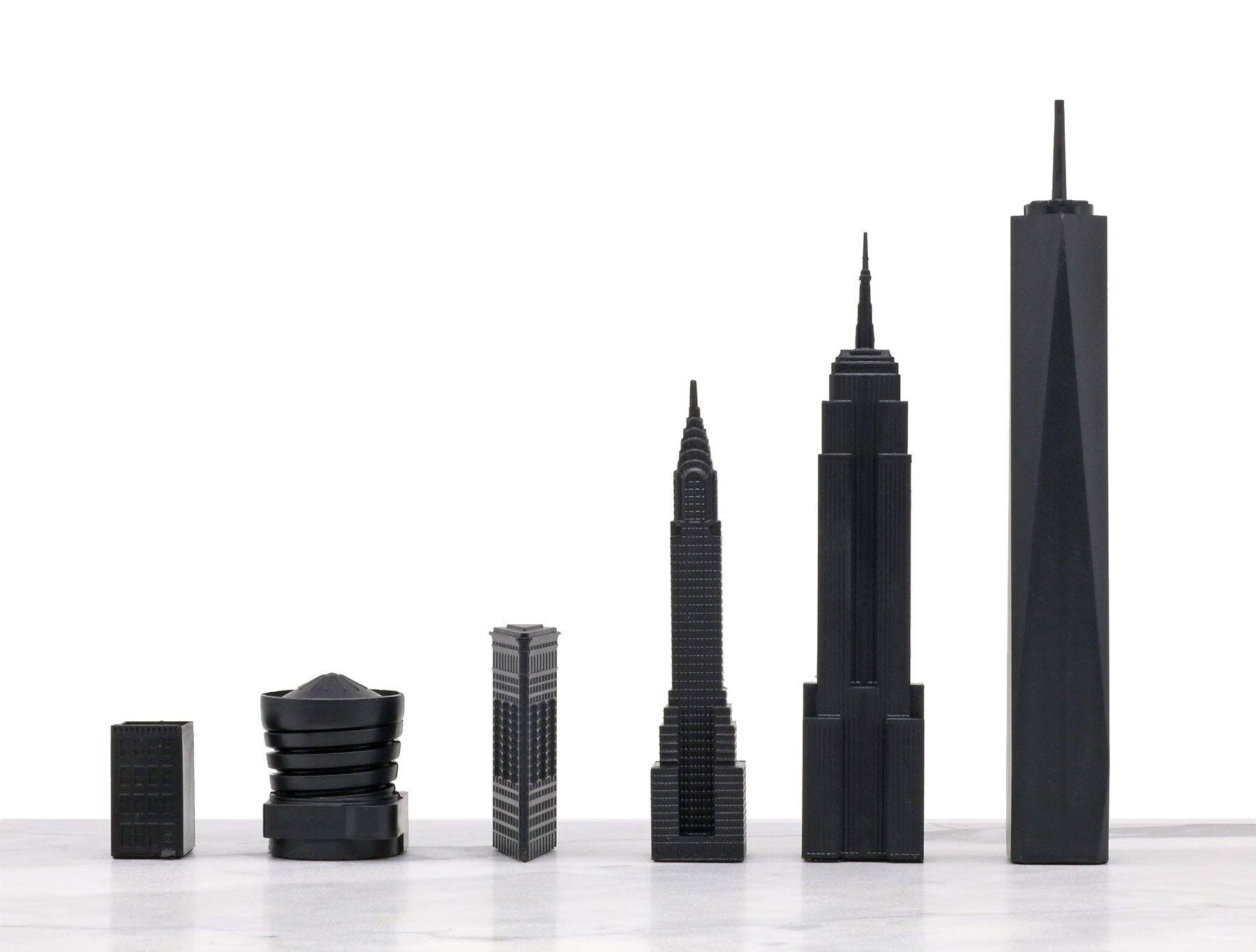 Skyline Chess - Vendita all'ingrosso Giochi da tavolo - Set di scacchi Skyline New York City Edition con skyline iconico2
