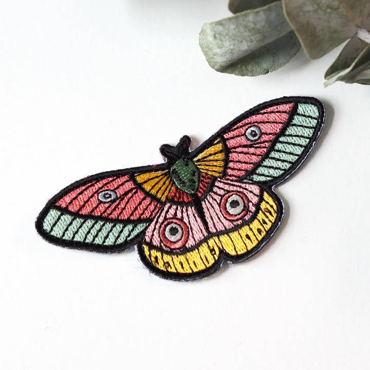 Patch thermocollant coloré en forme de papillon pour la vente par RippleSplash Studio