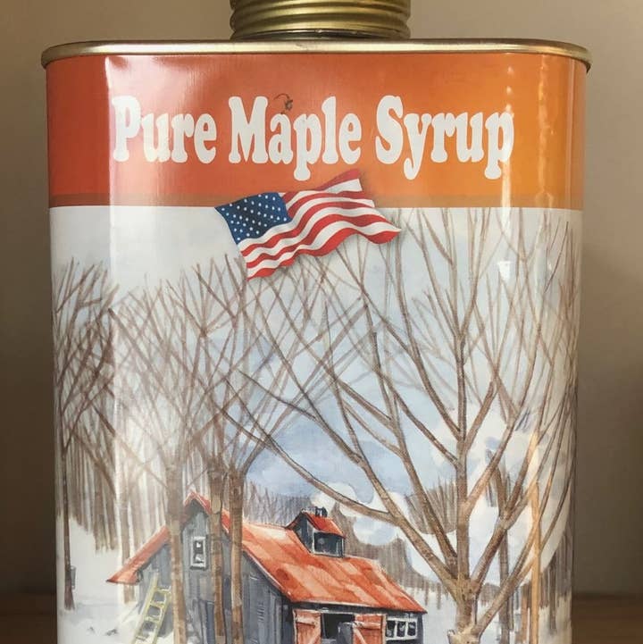 Pure Vermont Maple Syrup, Metal Can for wholesale by Silloway Maple