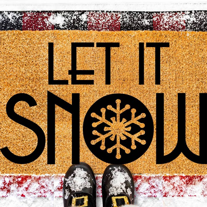 Capacete Sazonal Let it Snow por atacado de Wholesale Wood Cuts