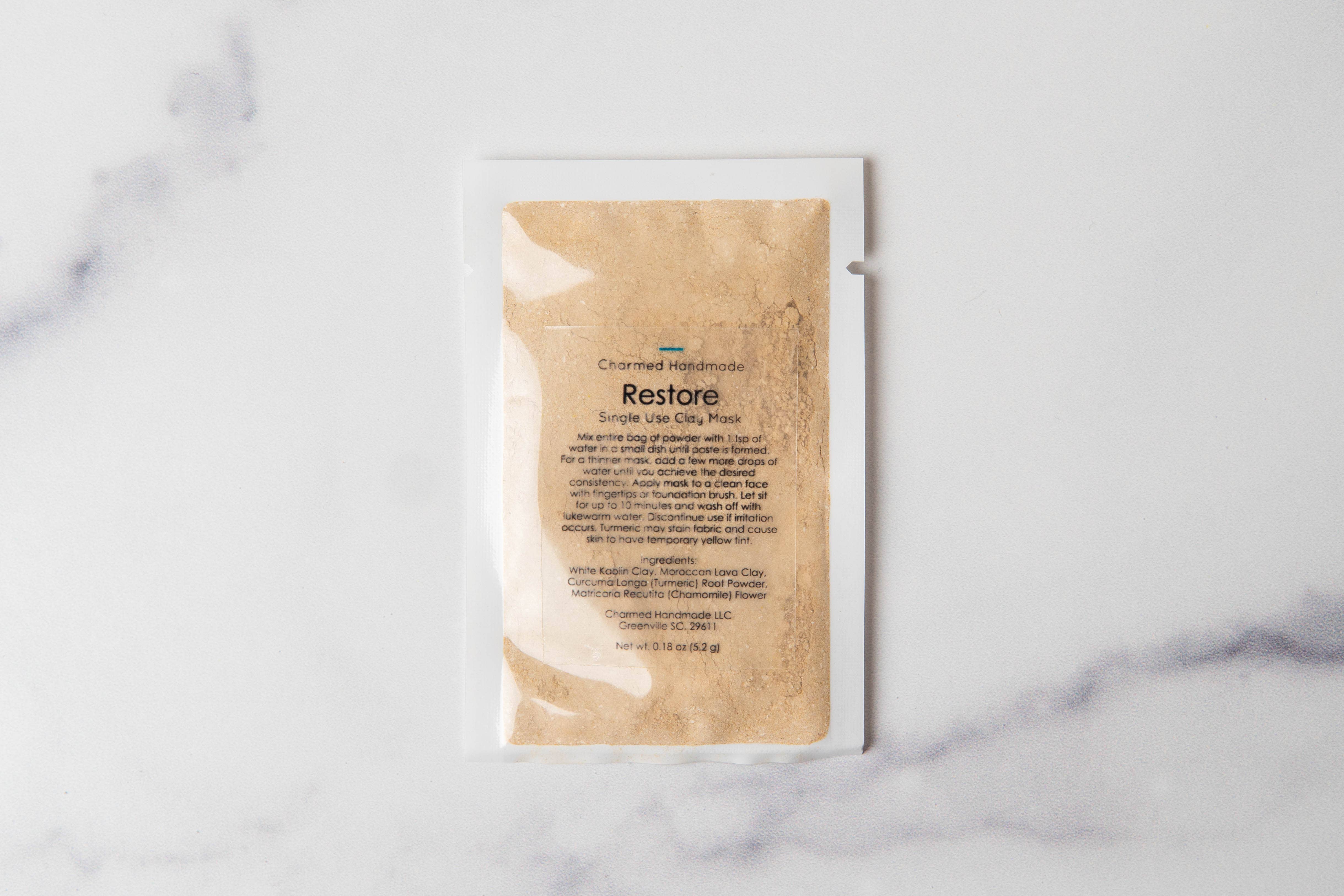 Charmed Handmade – Großhandel Gesichtsmaske – Einweg-Ton-Gesichtsmaske7