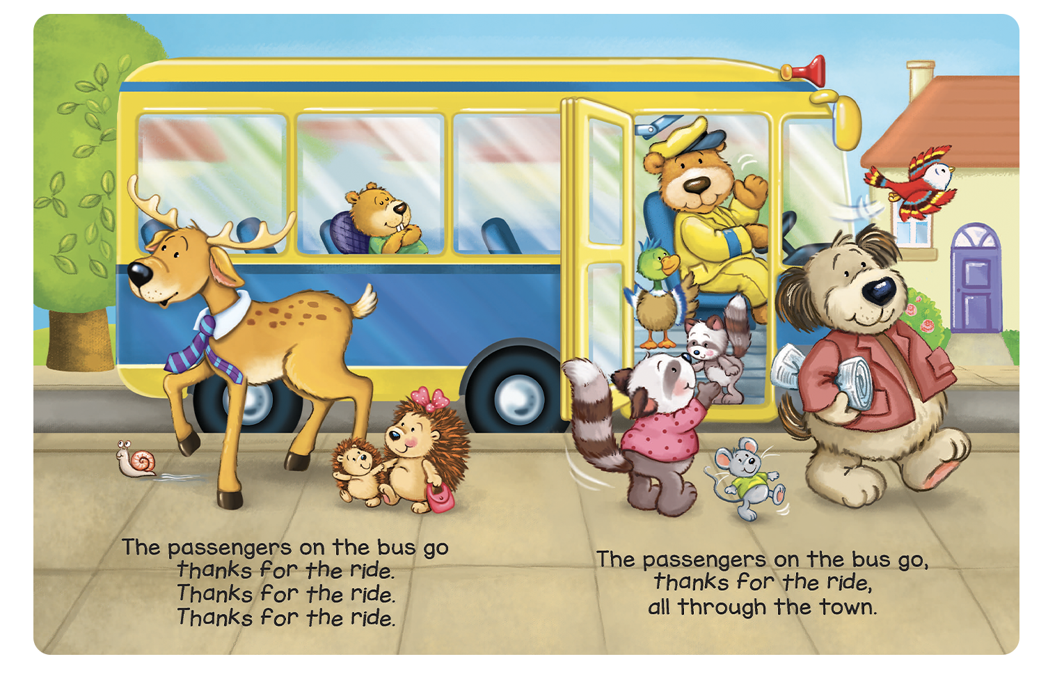 Little Hippo Books - Wholesale Preschool Book (3-5) - Wheels on the Bus- Children's Padded Board Book1