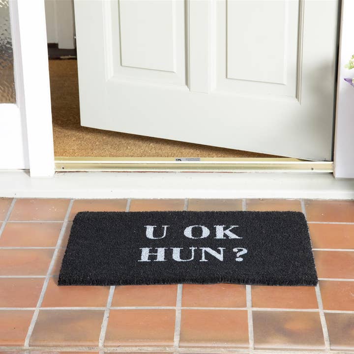 Stolthet plats Astley Slogan 40x60cm Uk Hun Coir matta för wholesale av Esselle Limited