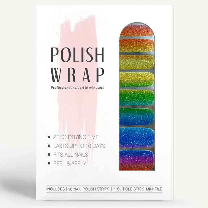 Éclat arc-en-ciel pour la vente par Polish Wrap
