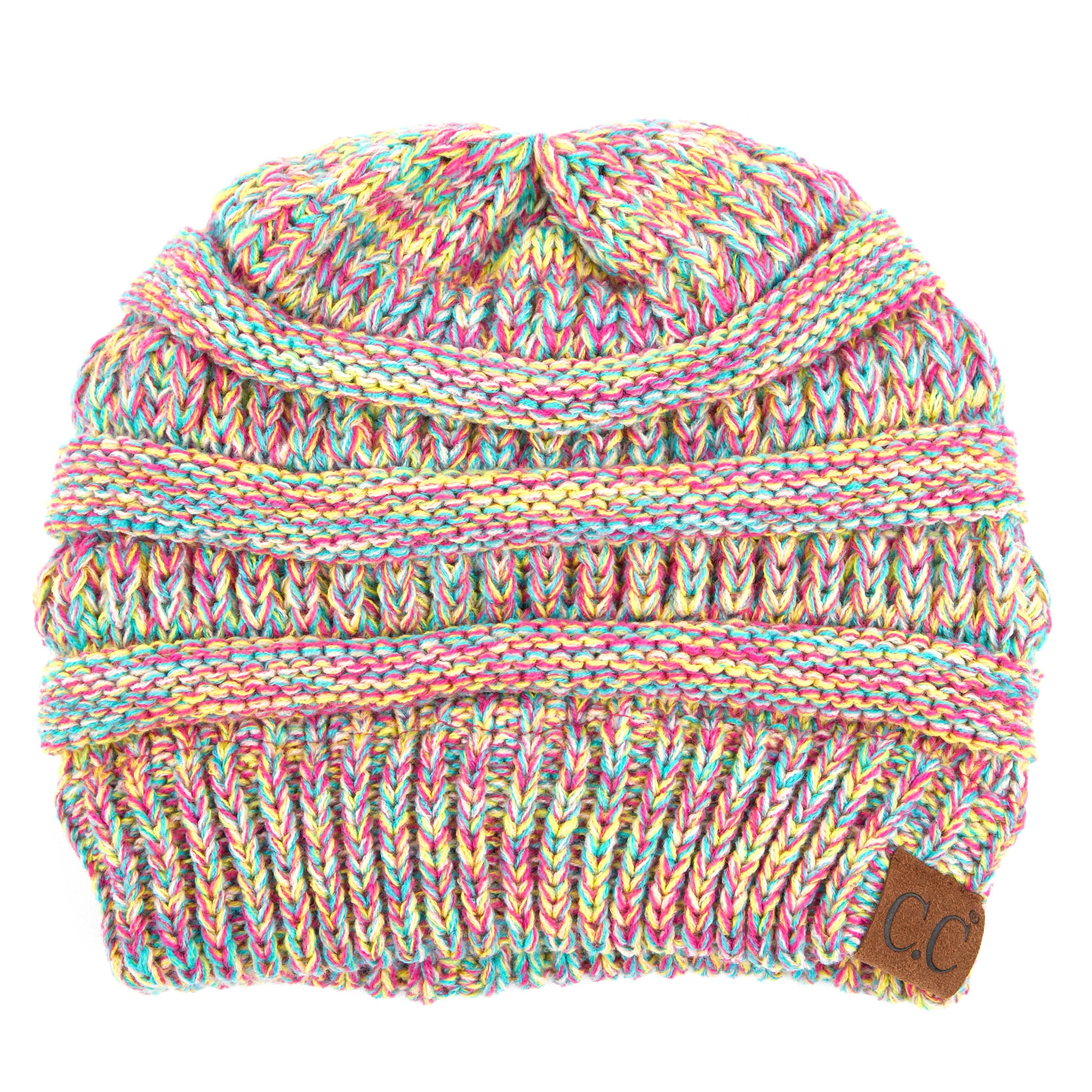 Truly Contagious - Venta al por mayor Gorro de lana - Mujer - Gorro CC Crafted multicolor de 4 tonos (YJ-816)3