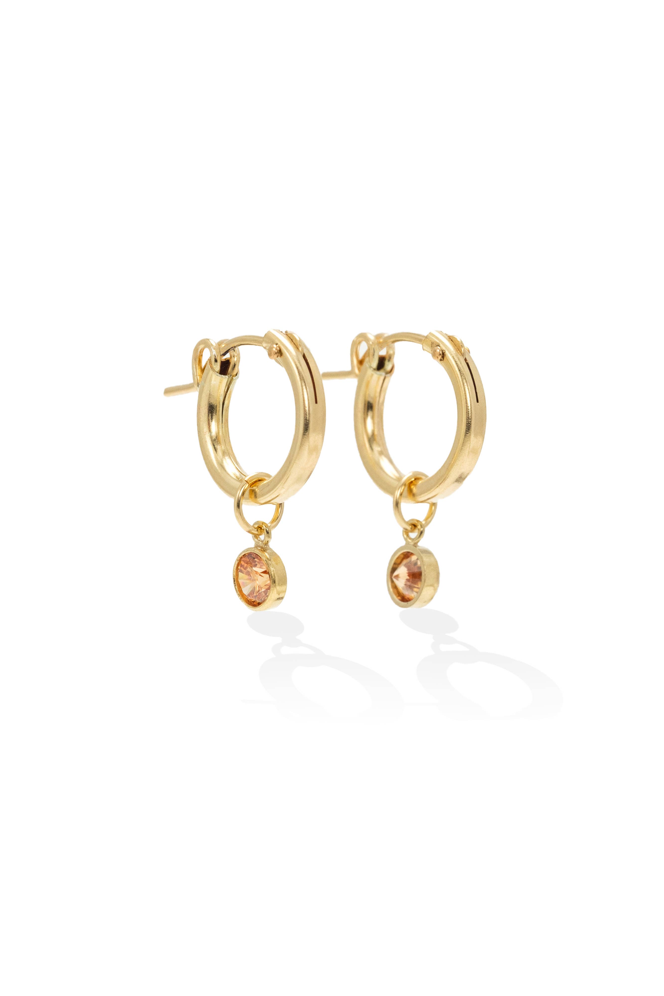 Lover's Tempo Jewelry - Wholesale Hoop Earrings - Birthstone Gold-Filled Hoop Earrings9