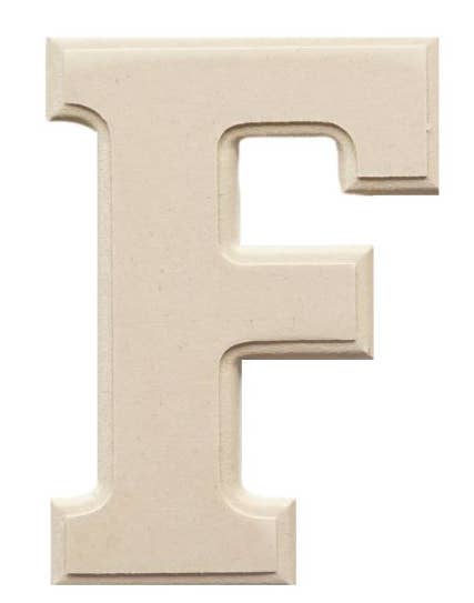 Angels Craft – wholesale Craft supplies – Wood Letters MDF 6-inch with Routed Edge, 1-ct7