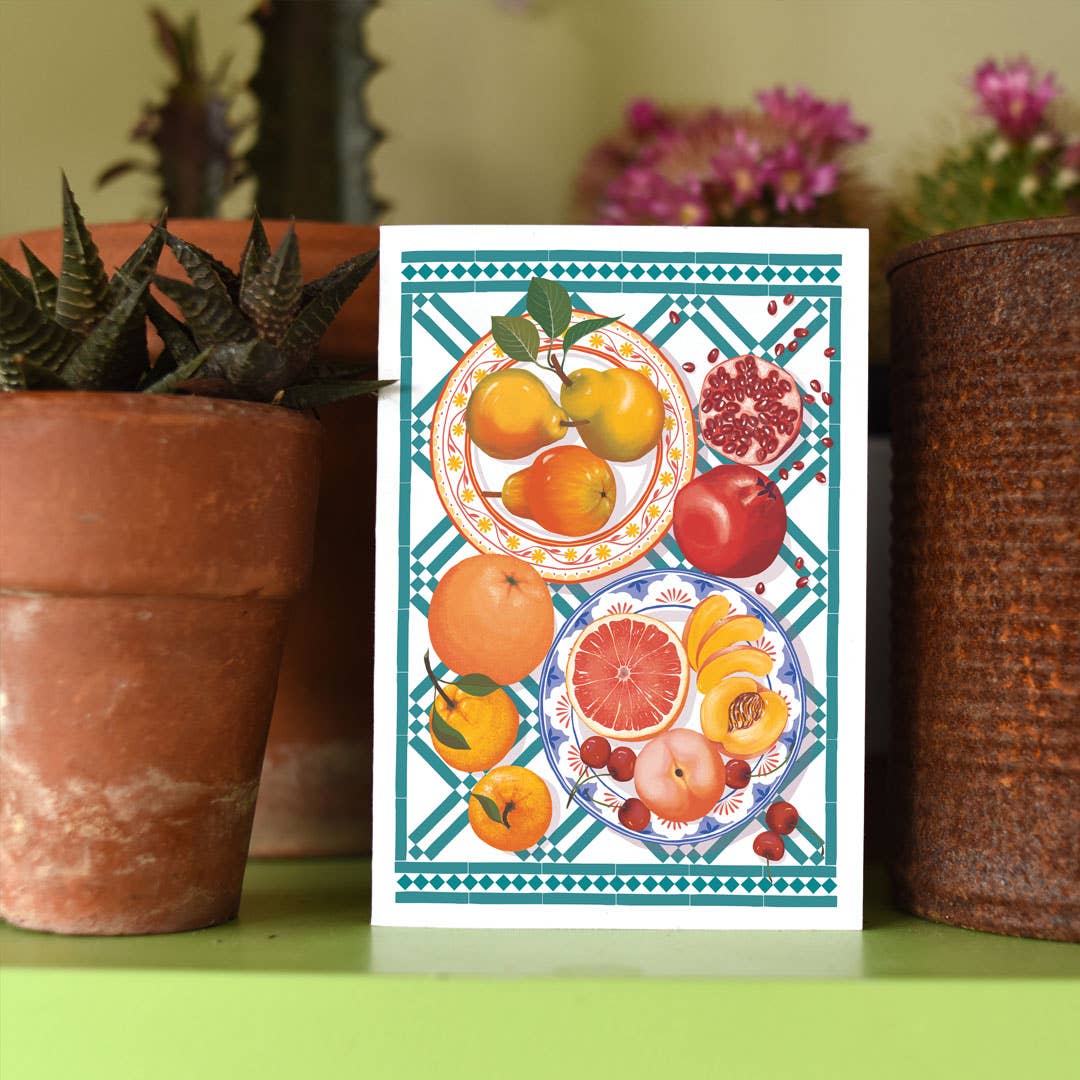 Printer Johnson Ltd - Wholesale Everyday Greeting Card - Tablescape - Fruits | Everyday greetings card2