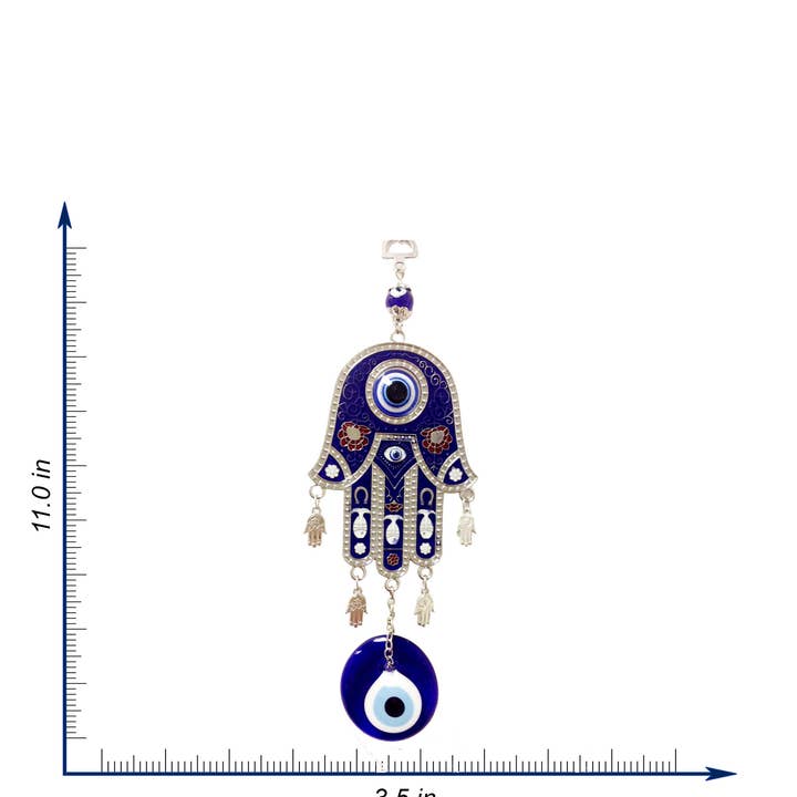 Lucky Eye - Wholesale Wall Accent - Hand of Fatima Evil Eye Hamsa Home Decor #5178