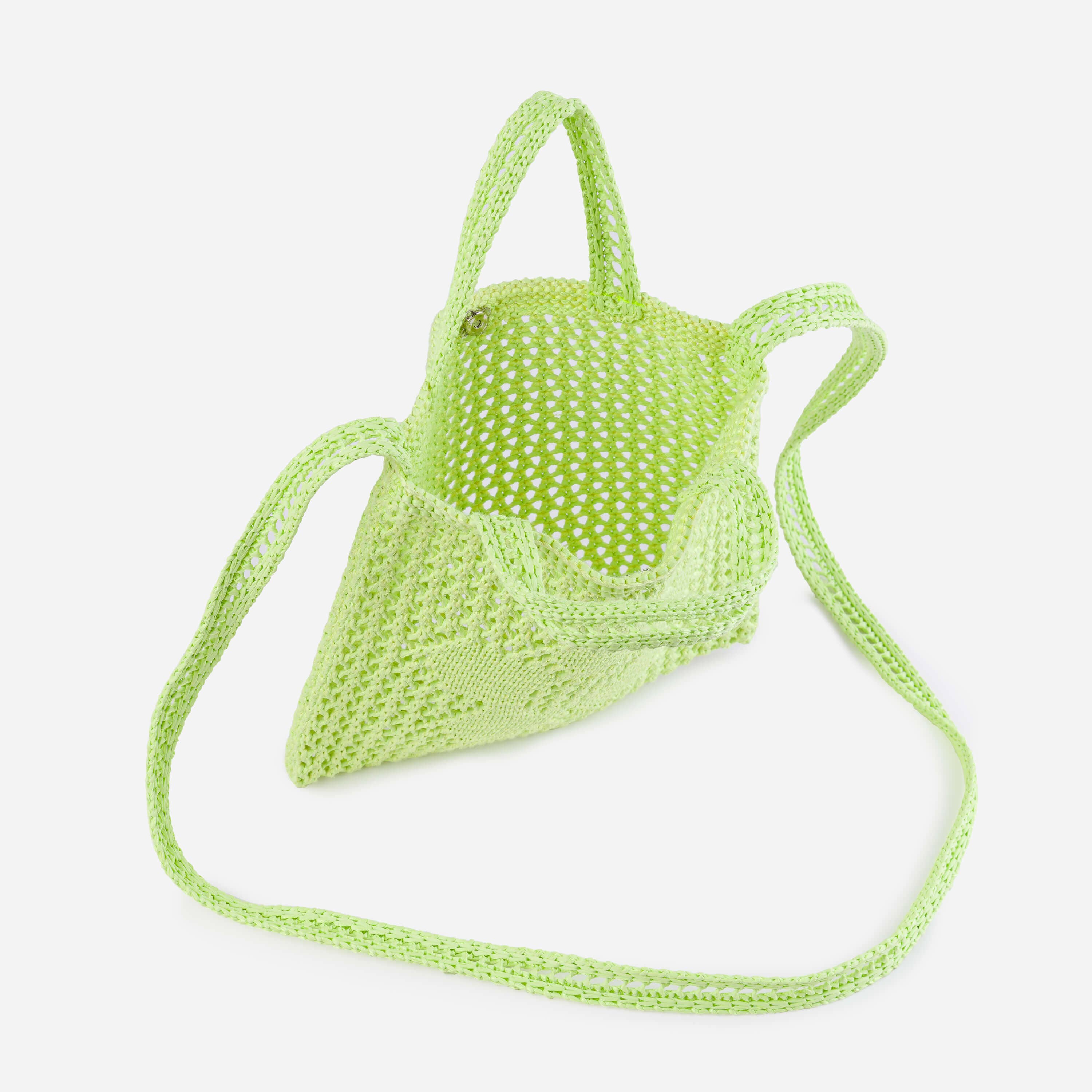 VERLOOP | knits - Wholesale Tote Bag - Women's - Flower Mini Raffia Tote8