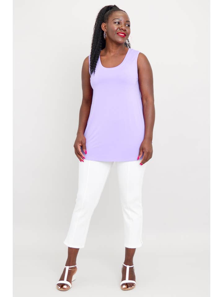 Blue Sky Clothing Co LLC - Vendita all'ingrosso Tunica - Donna - Jazz Tank, lavanda, bambù2