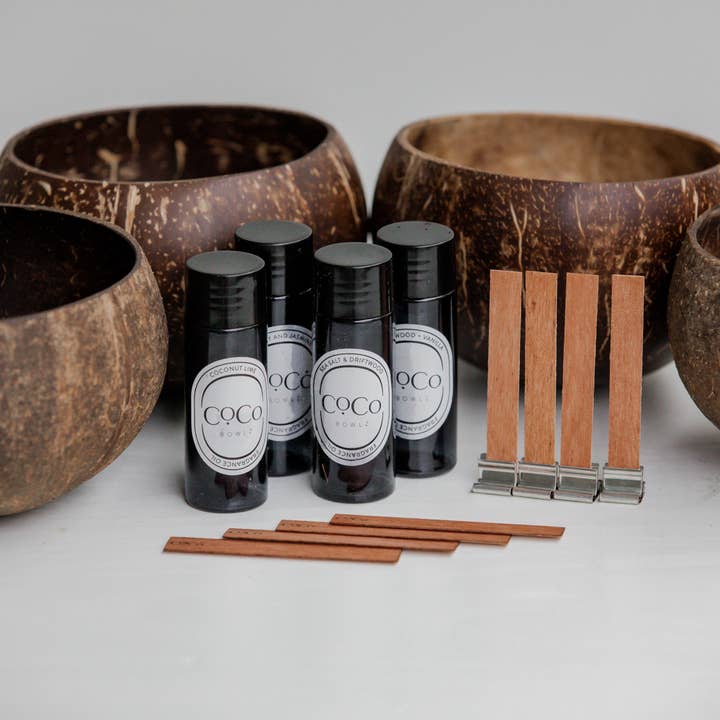 Cocobowlz™ – wholesale DIY-pysselkit – Startpaket för ljushantverk: Set med 20 st med premiumvax1