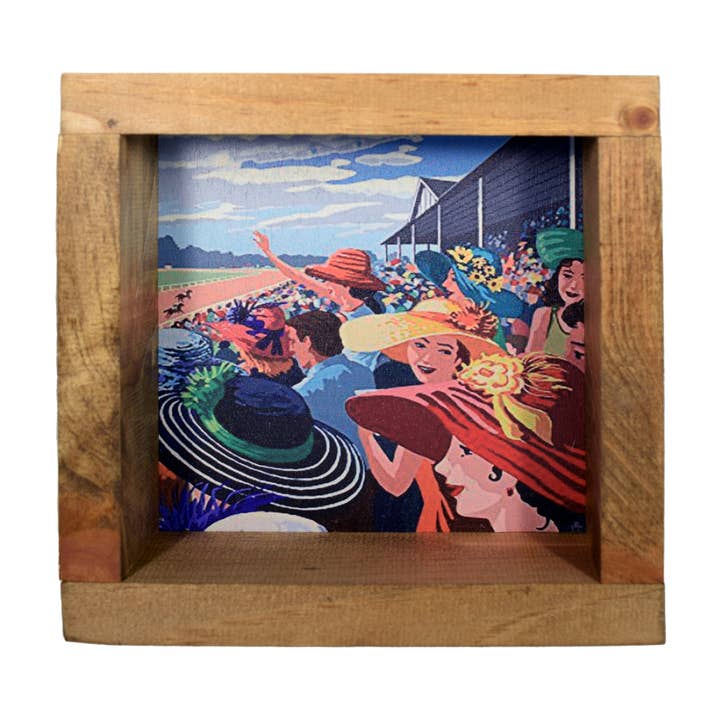Sombreros Vintage Shadowbox Art para venta al por mayor de Layne Wilson