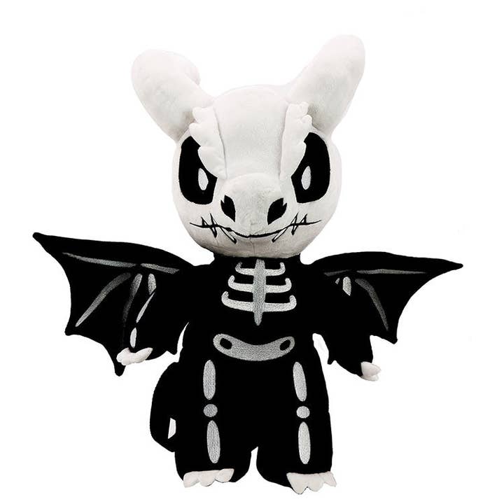 PLUSH SKELETON DRAGON BACKPACK IN POLYLESTER for wholesale by COMECO INC