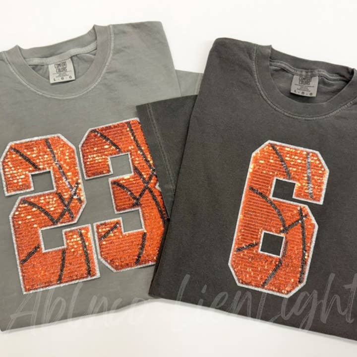 ABLNco - Wholesale Patch - Sequin Basketball Numbers Patch - Large 1