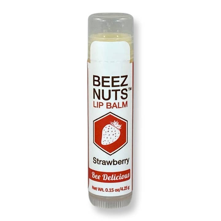 Beez Nuts Balms - Wholesale Lip balm set - Strawberry Lip Balms - 12 pack1