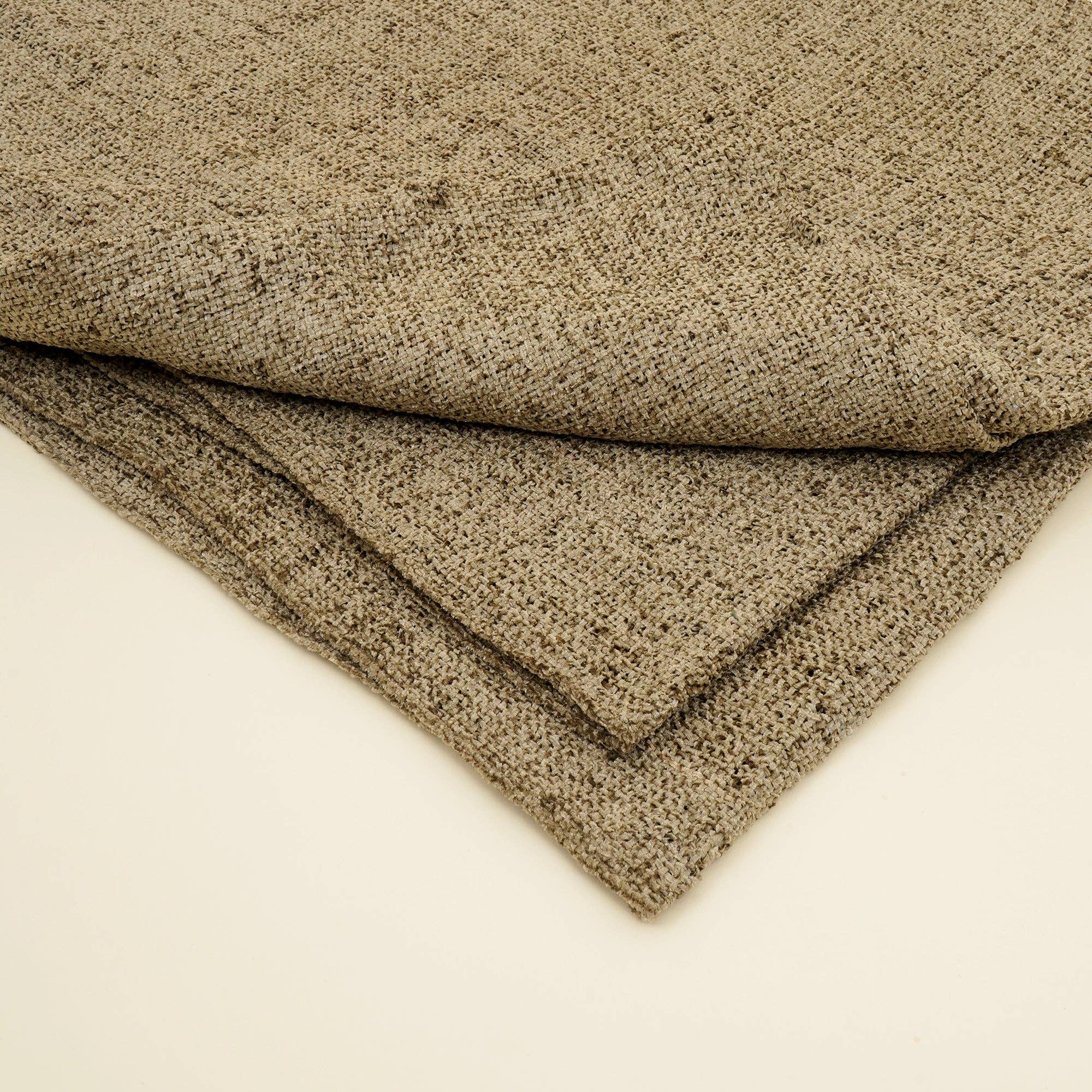 Ljusgrå Sängöverkast i bomullschenille - Ljusgrå för wholesale på Faire1