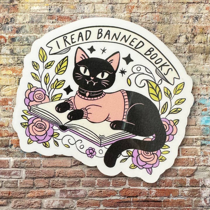 Sprinkles Studios - Wholesale Sticker - Read Banned Books Vinyl Sticker