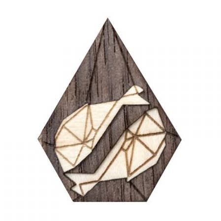 Pisces Brooch for wholesale by Bewooden