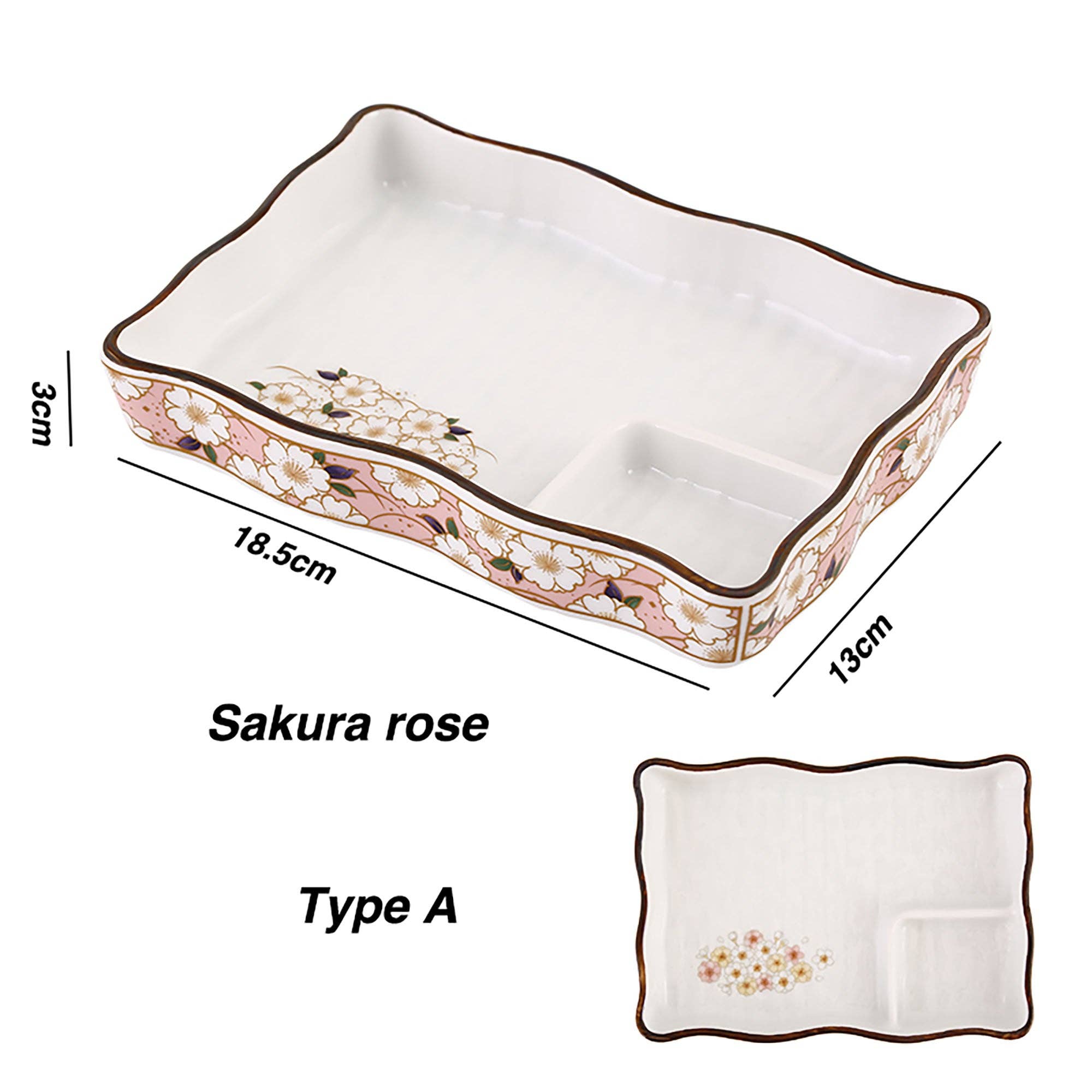 MinoCraft - Vente Plateaux de service - Assiette en porcelaine avec zone de sauce0