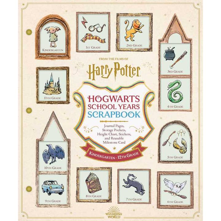 Harry Potter School Years Scrapbook by Editors of Thunder Bay Press for wholesale by Simon & Schuster