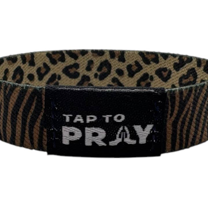 Versible - Wholesale Wristband - Tap To Prayâ„¢ Wristbands - Safari Leopard