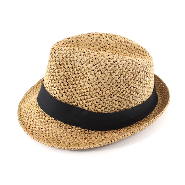 Pretty Persuasions - Wholesale Straw Hat - Unisex - H24008 Mami Heat Raffia Panama Hat2