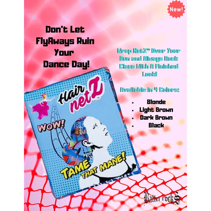 Ballet Rocks - Wholesale Hair accessories set – Women’s - Hair Netz™ - Tame that Mane Case/6 Units3