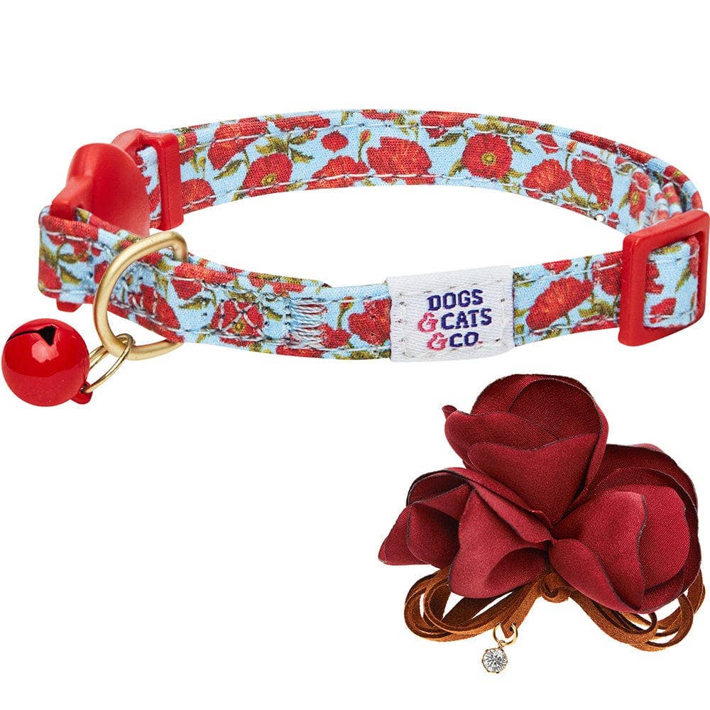 Blueberry Pet – wholesale Pet collar – Cat – Dogs & Cats & Co. A Scent of Spring Balloon Flower Cat Collar25