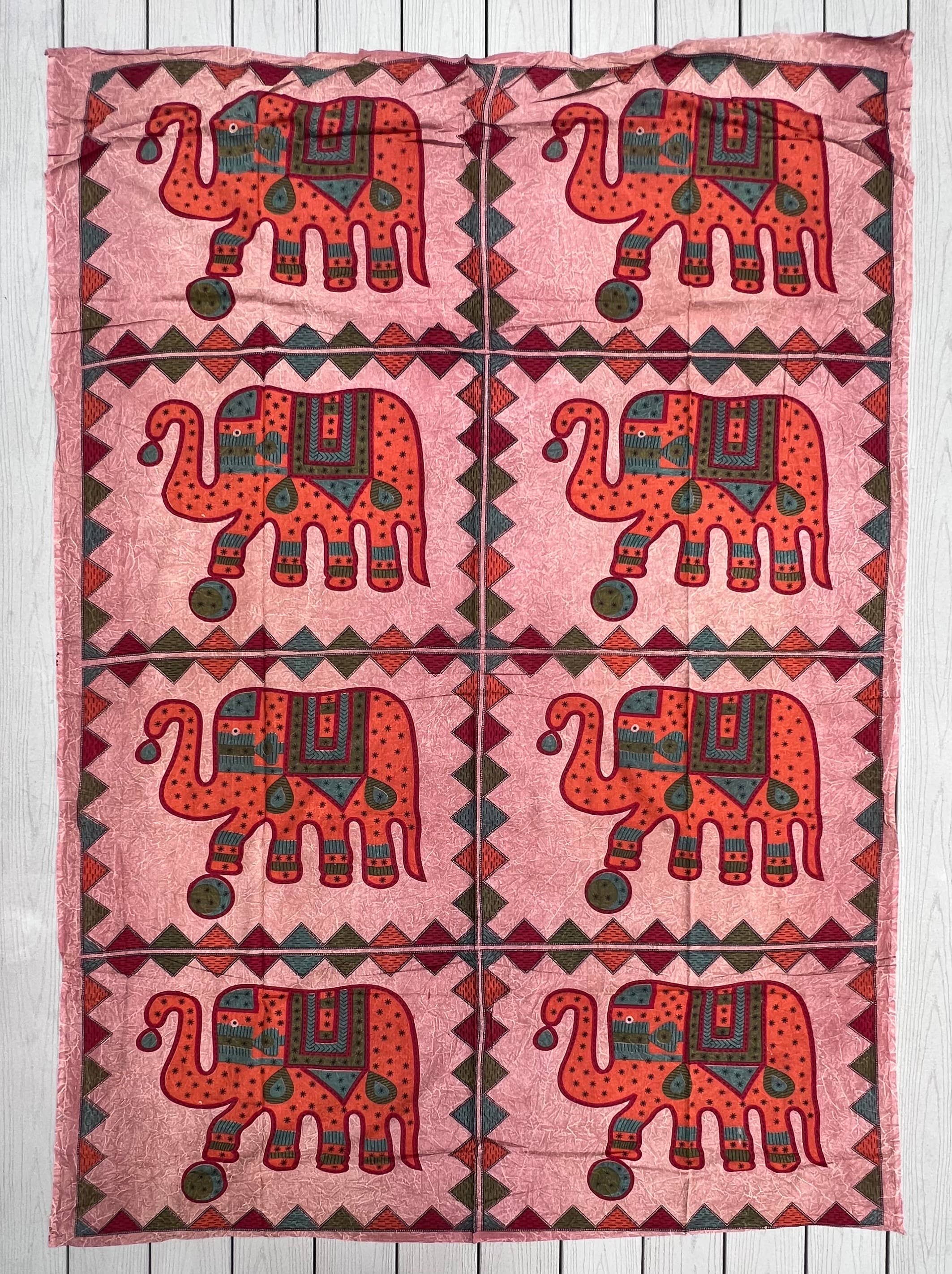 Lungta Imports - Wholesale Tapestry/Textile - Indian Elephants Tapestry Wall Decor Beach Throw18
