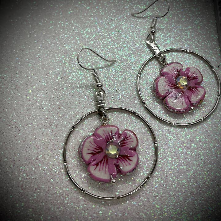 Silver & Rosa Körsbärsblommor för wholesale av Catie Raymond Designs