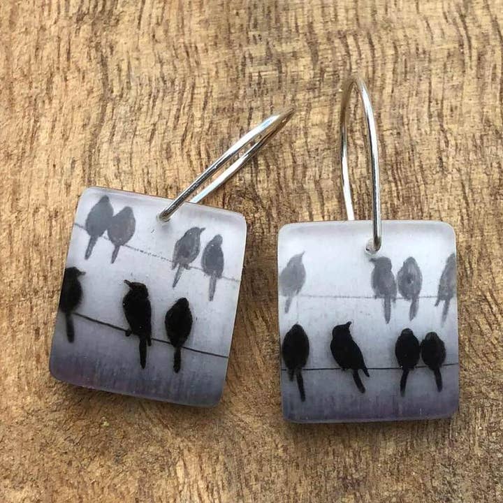 Perched Earrings for wholesale by Fernworks