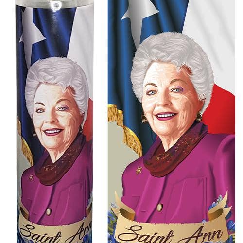 Texrah - Wholesale Votive Candle - Saint Ann Richards Celebrity Prayer Devotional Parody Candle