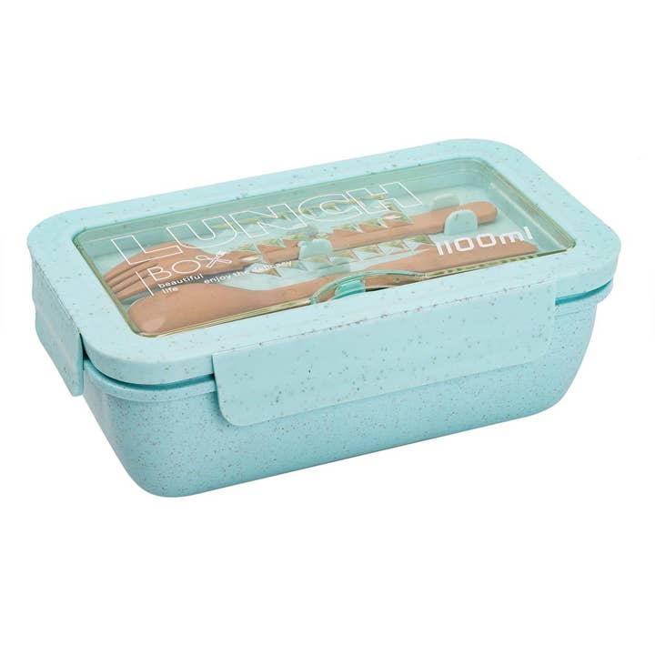 Luciano Gourmet - Wholesale Lunch Bag/Box - Luciano Gourmet Bento Lunch Box with Cutlery Set, 2 col.