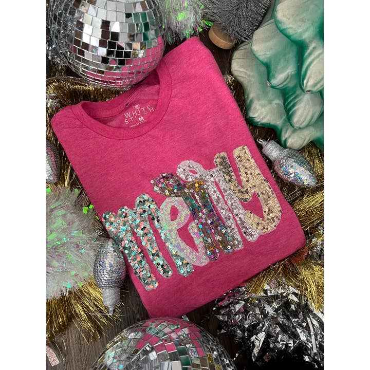 Merry Sequins | Handmade for wholesale by The White Stitch