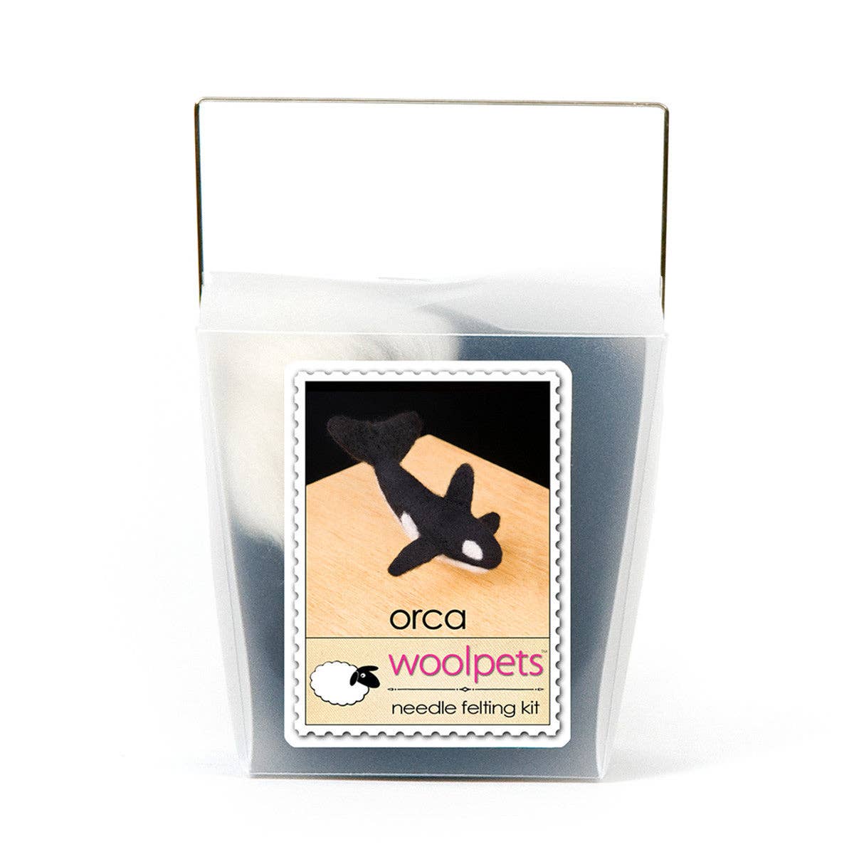 Woolpets – wholesale DIY craft kit – Orca Felting Kit0