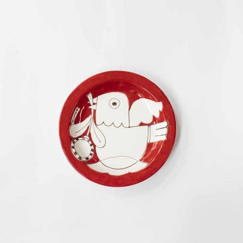 Ceramiche De Simone - Vente Assiette - Assiette ronde Mangiallegro PTCN0