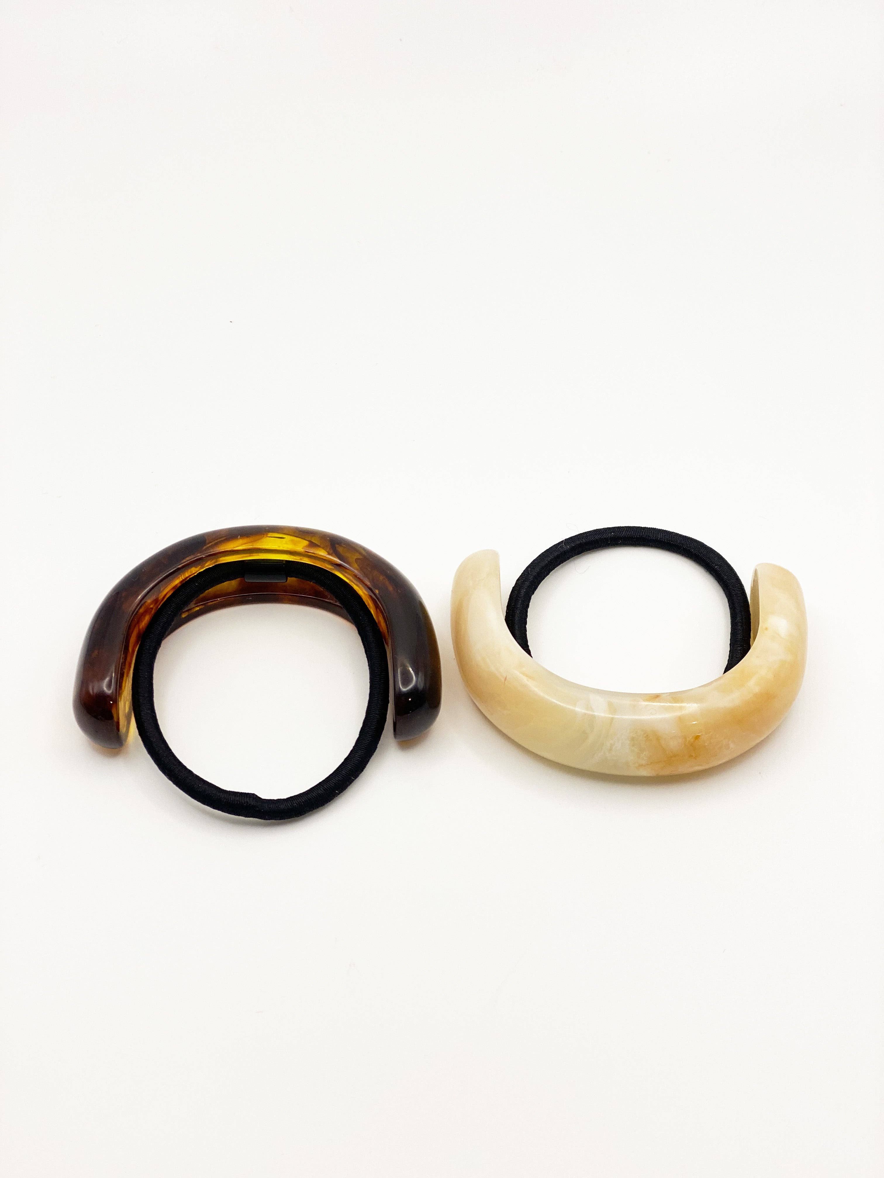 Angels Whisper Accessories - Wholesale Hair clip – Women’s - Crescent Resin Hair Cuff Tie (2col)8