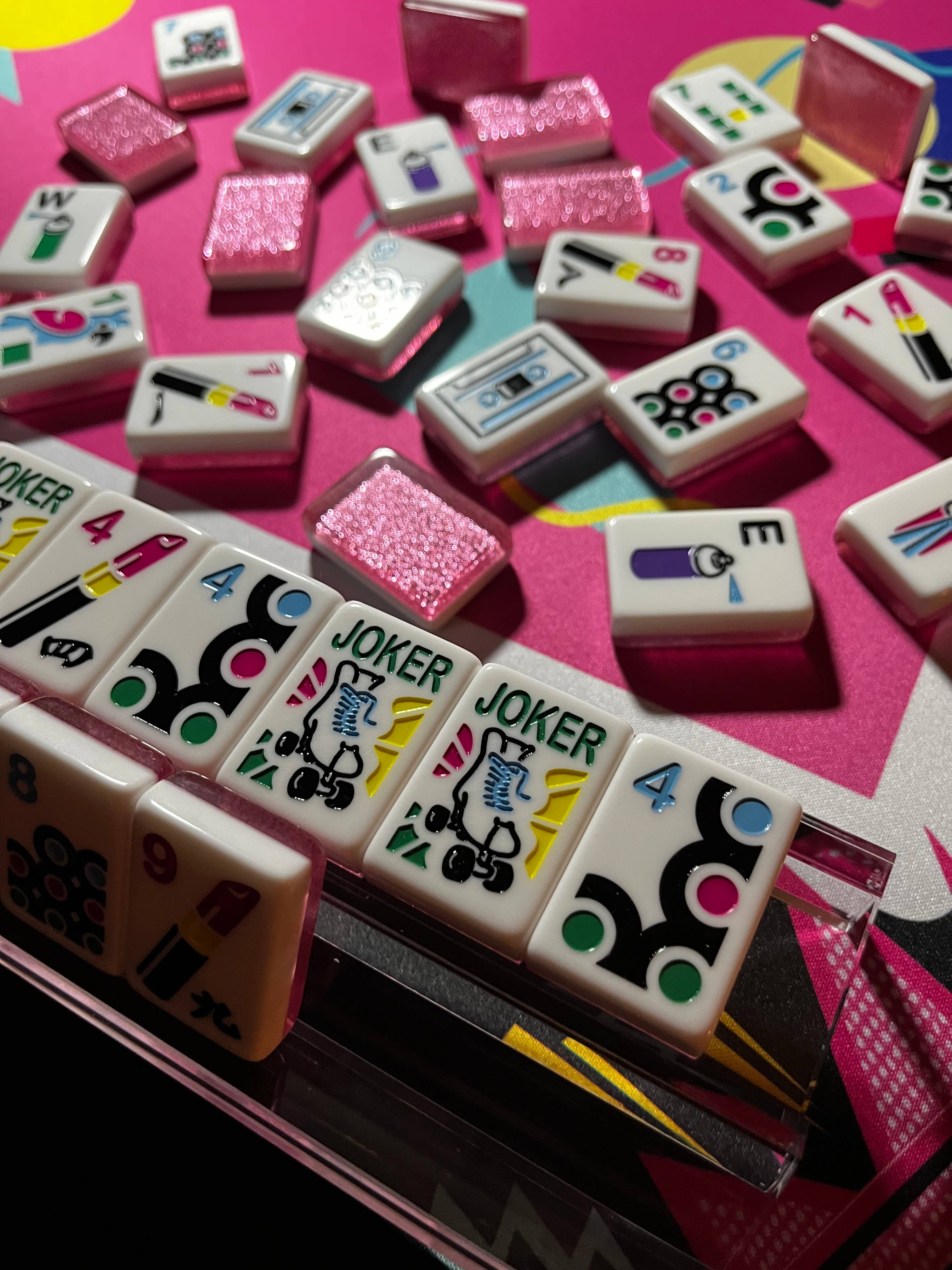Luxe Mahjong - Wholesale Board Game - I Love the 80s Mahjong Set - Version 2.01