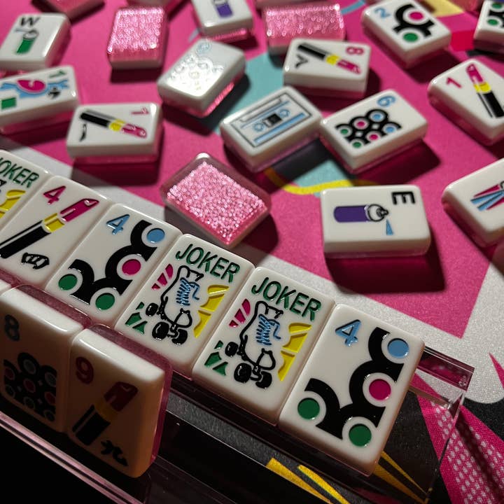 Luxe Mahjong - Wholesale Board Game - I Love the 80s Mahjong Set - Version 2.01